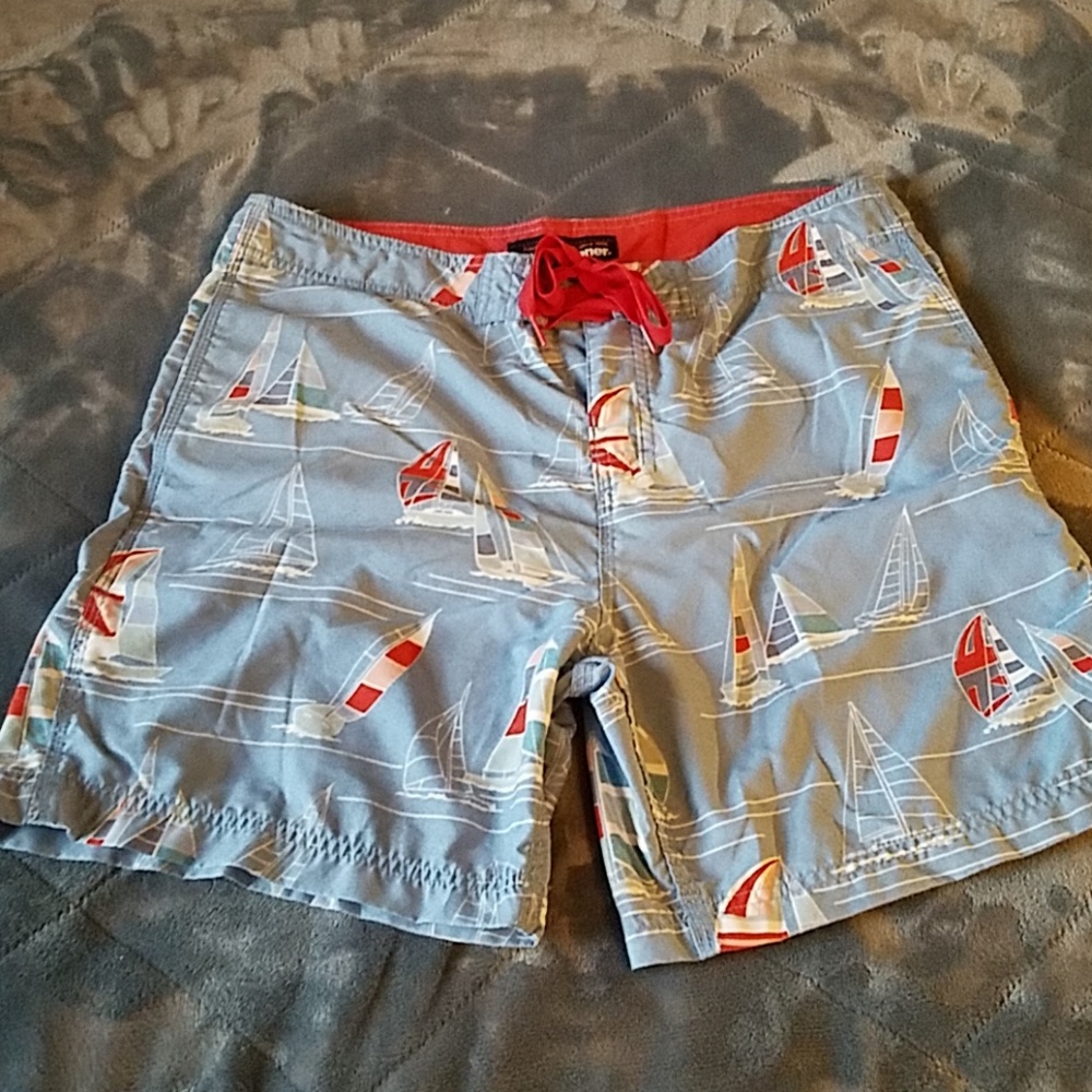 Board shorts with Sail Boats
